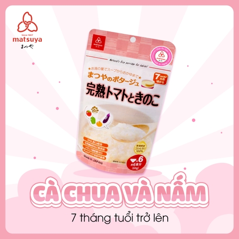 Cháo Matsuya cà chua và nấm - 60g